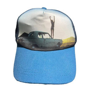 Sunrise Field Hat Blue Snapback Hat Adjustable Hat Cap